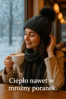 W364Dk Black Haker Women'S Winter Set Knitted Hat With Scarf - 6