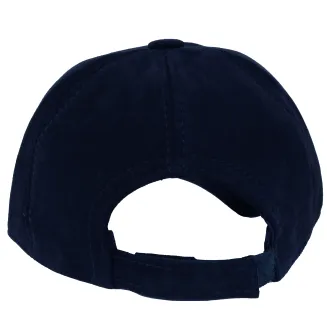Skórzana Bejsbolówka Ocieplana Granatowa Unisex K265F – Polar Fashion - 6