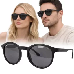 Solano Polaryzacyjne Okulary Przeciwsłoneczne Unisex Czarne Grey SS21126A