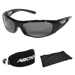 Arctica S1006 Czarne SWIFTY Junior Okulary Przeciwsłoneczne Gratisy