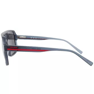 Przeciwsłoneczne męskie okulary polaryzacyjne granatowe transparentne Solano SS21125A - 3