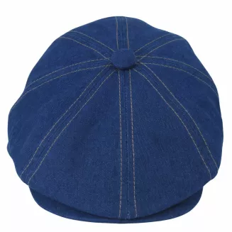Peaky Blinders Kaszkiet męski jeansowy gazeciarz Polar Fashion K302B 57-61 - 2