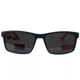 Granatowe Męskie okulary korekcyjne  CL90287C z nakładką clip-on polaryzacja - 5