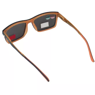 Granatowe Męskie okulary korekcyjne  CL90287C z nakładką clip-on polaryzacja - 8