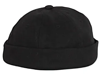 Czapka Dokerka Fisherman K263D – Czarna Bawełna, W Magazynie - 2