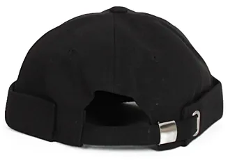 Czapka Dokerka Fisherman K263D – Czarna Bawełna, W Magazynie - 3