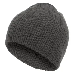 W307A Grey Winter Hat Beanie With Knitted Tight Haker