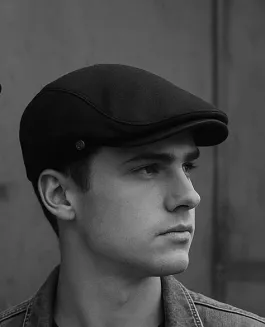 K212C Black Men'S Cotton Cap Peaky Blinders Shelby - 8