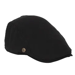 K212C Black Men'S Cotton Cap Peaky Blinders Shelby