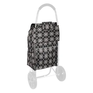 WZ359T Torba do wózka zakupowego na kółkach nieprzemakalna 35L - 3